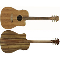 Cole Clark FL Dreadnought FL2EC-All Blackwood